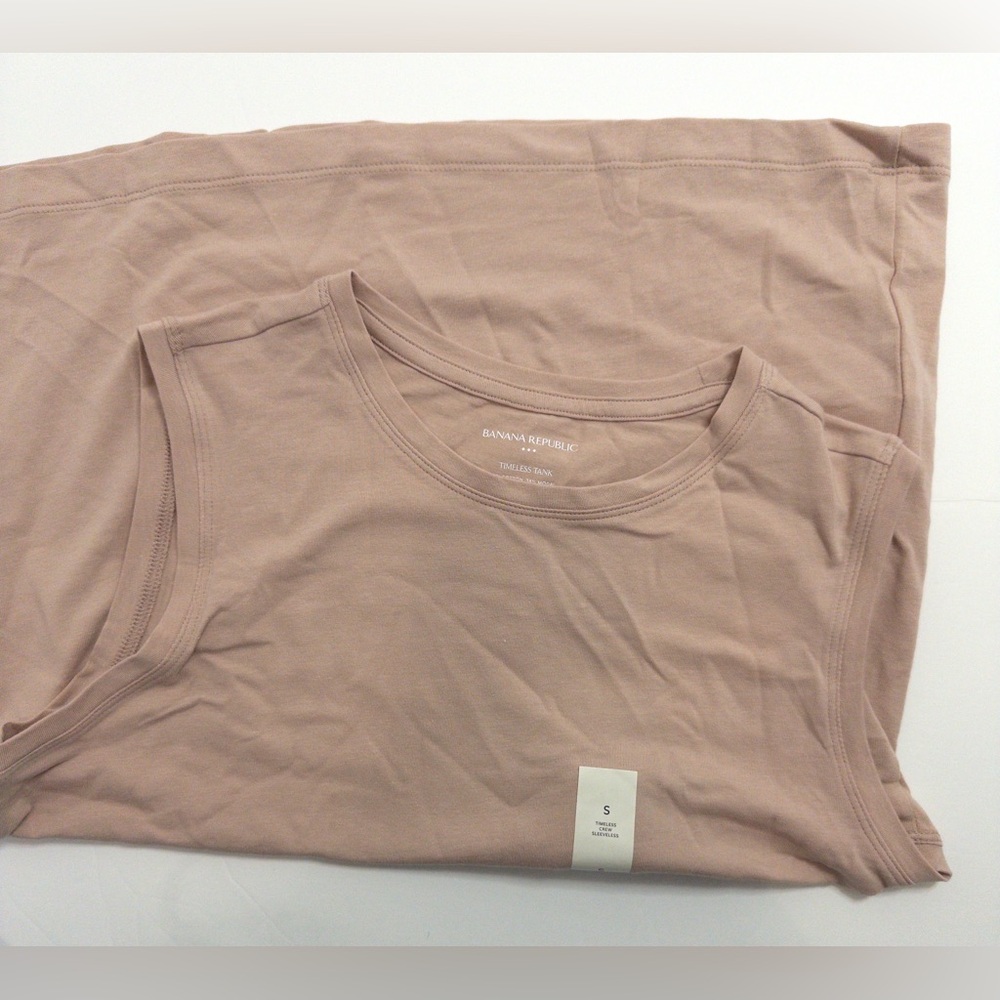 NWT Banana Republic Timeless Tank Fresco Rose Pink Size S - Picture 6 of 8
